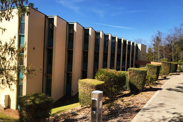 School of HASS building on UNE Armidale Campus.