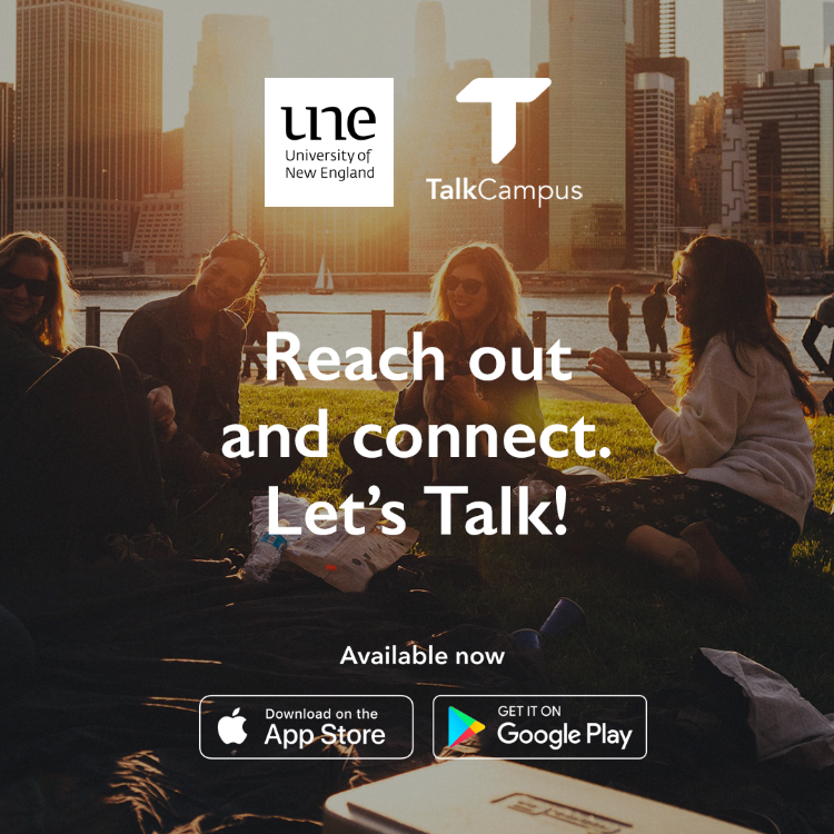 UNE TalkCampus poster